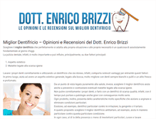 Tablet Screenshot of enricobrizzi.it